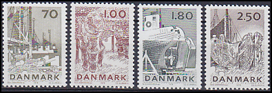 Danmark AFA 664 - 67<br>Postfrisk
